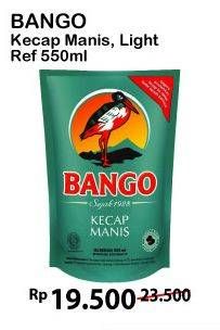 Promo Harga BANGO Kecap Manis, Light 500 mL  - Alfamart