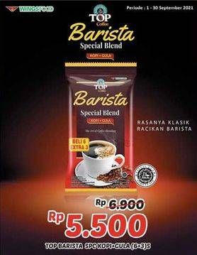 Promo Harga Top Coffee Barista Special Blend per 6 pcs 25 gr - Alfamidi
