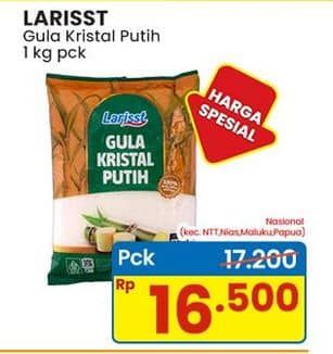 Larisst Gula Kristal Putih