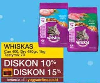 Promo Harga Whiskas Adult Cat Food/Whiskas Tasty Mix  - Yogya