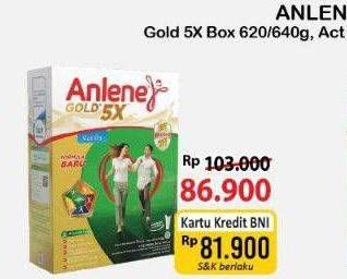 Promo Harga Anlene Gold Plus 5x Hi-Calcium 640 gr - Alfamart