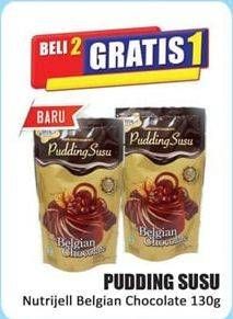 Promo Harga NUTRIJELL Pudding Susu Belgian Chocolate 130 gr - Hari Hari