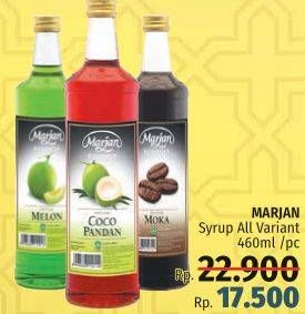 Promo Harga MARJAN Syrup Boudoin All Variants 460 ml - LotteMart
