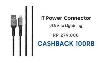 Promo Harga IT. Power Connector USB A to Lightning Cable  - Erafone