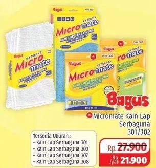 Promo Harga BAGUS Micromate Kain Lap Serbaguna 302 1 pcs - Lotte Grosir