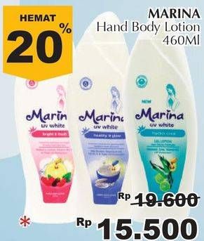 Promo Harga MARINA Hand Body Lotion 460 ml - Giant