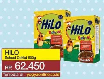 Promo Harga HILO School Susu Bubuk Chocolate 500 gr - Yogya