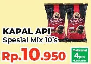 Promo Harga Kapal Api Kopi Bubuk Special Mix per 10 sachet 25 gr - Yogya