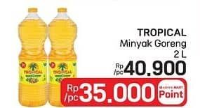 Promo Harga Tropical Minyak Goreng 2000 ml - LotteMart