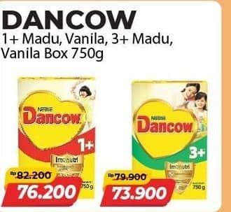 Promo Harga Dancow Nutritods 3+ Madu, Vanila 800 gr - Alfamart