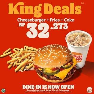 Promo Harga King Deals  - Burger King