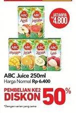 Promo Harga ABC Juice 250 ml - Carrefour