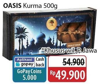 Promo Harga Oasis Dates 500 gr - Alfamidi