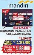 Promo Harga Sharp 2T-C42BG1i | Full HD Android TV 42"  - Hypermart