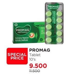 Promo Harga Promag Obat Sakit Maag Tablet 10 pcs - Watsons