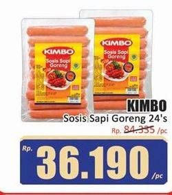 Promo Harga Kimbo Sosis Sapi Goreng 24 pcs - Hari Hari