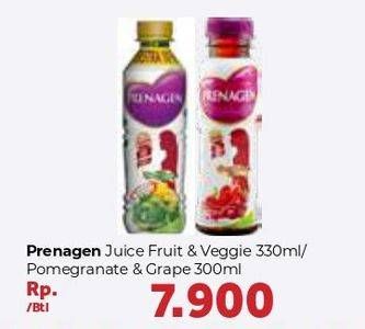Promo Harga Juice Fruit & Veggie 330ml / Pomegranate & Grape 300ml  - Carrefour