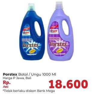 Promo Harga YURI PORSTEX Pembersih Porselen Biru, Purple 1000 ml - Carrefour