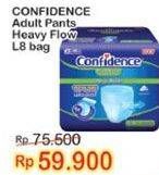 Promo Harga Confidence Adult Diapers Heavy Flow L8 8 pcs - Indomaret