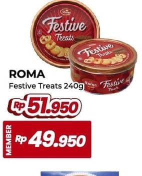 Promo Harga Roma Festive Treats 240 gr - Yogya