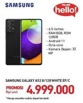 Promo Harga SAMSUNG Galaxy A52  - Carrefour