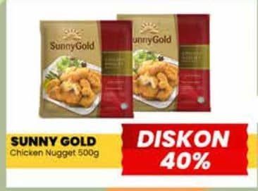 Promo Harga Sunny Gold Chicken Nugget 500 gr - Yogya