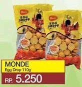 Promo Harga MONDE Egg Drops Biscuits 110 gr - Yogya