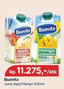 Promo Harga Buavita Fresh Juice Apple, Mango 500 ml - TIP TOP