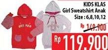 Promo Harga KIDS KLAS Girl Sweatshirt  - Hypermart