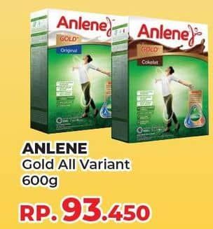 Promo Harga Anlene Gold Plus 5x Hi-Calcium All Variants 650 gr - Yogya