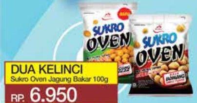 Promo Harga DUA KELINCI Kacang Sukro Oven Rasa Jagung Bakar 100 gr - Yogya