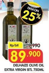 Promo Harga DELHAIZE Olive Oil Extra Virgin 750 ml - Superindo