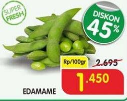 Promo Harga Edamame per 100 gr - Superindo