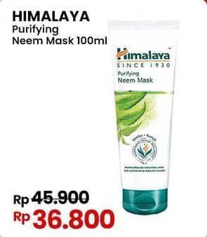 Promo Harga Himalaya Purifying Neem Mask 100 ml - Indomaret