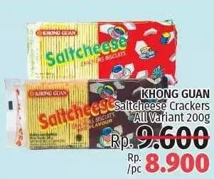 Promo Harga KHONG GUAN Saltcheese 200 gr - LotteMart