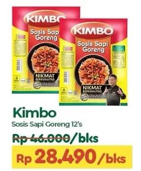 Promo Harga Kimbo Sosis Sapi Goreng 372 gr - TIP TOP