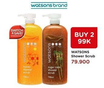 Promo Harga WATSONS Shower Scrub per 2 botol - Watsons