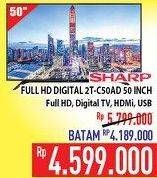 Promo Harga SHARP 2T-C50AD1i Full-HD 50"  - Hypermart