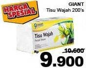 Promo Harga GIANT Tisu Wajah 200 pcs - Giant