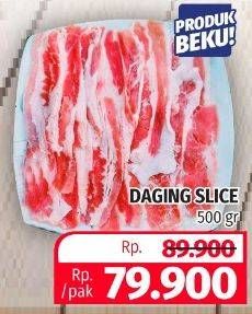 Promo Harga Daging Sapi Slice per 500 gr - Lotte Grosir