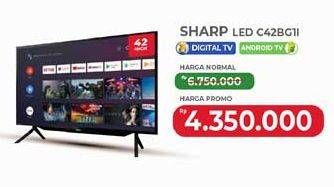Promo Harga SHARP 2T-C42BG1i | Full HD Android TV 42"  - Yogya