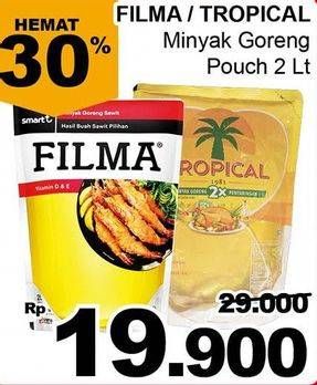 Promo Harga FILMA/TROPICAL Minyak Goreng 2 L  - Giant