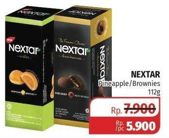 Promo Harga NABATI Nextar Cookies Nastar Pineapple Jam, Brownies Choco Delight 112 gr - Lotte Grosir