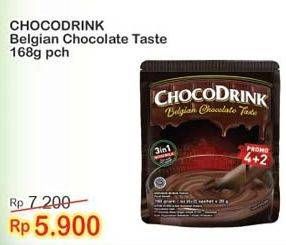 Promo Harga Choco Drink Belgian Chocolate Taste 168 gr - Indomaret