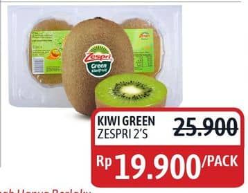 Promo Harga Kiwi Green Zespri 2 pcs - Alfamidi