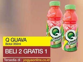 Promo Harga Q GUAVA Juice 350 ml - Yogya
