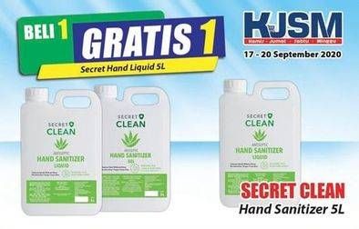 Promo Harga SECRET CLEAN Hand Sanitizer 5 ltr - Hari Hari