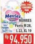 Promo Harga Merries Pants M28, L22, XL19  - Hypermart