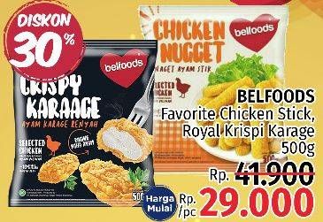 BELFOODS Favorite Chicken Stick, Royal Krispi Karage 500g