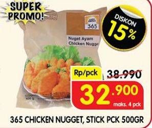365 Chicken Nugget, Stick Pck 500gr